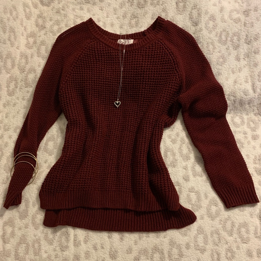 Maroon Sweater